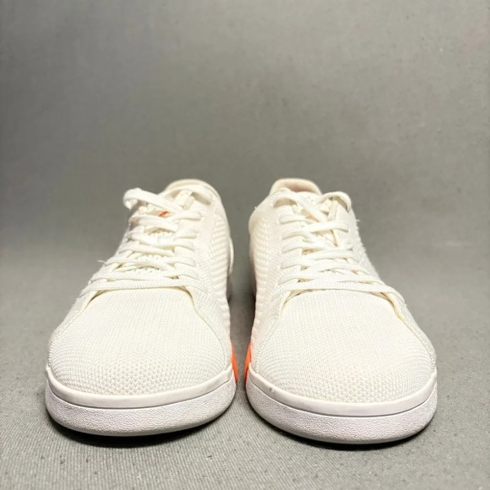 SWIMS Breeze Tennis Knit in White and‎ Orange Size 8 Men's